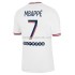 Paris Saint-Germain Kylian Mbappe 7 4. Valg Fodboldtrøje 2021-2022 Kortærmet