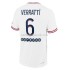 Paris Saint-Germain Marco Verratti 6 4. Valg Fodboldtrøje 2021-2022 Kortærmet