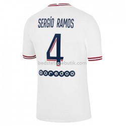 Paris Saint-Germain Sergio Ramos 4 4. Valg Fodboldtrøje 2021-2022 Kortærmet