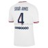 Paris Saint-Germain Sergio Ramos 4 4. Valg Fodboldtrøje 2021-2022 Kortærmet
