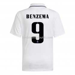 Real Madrid Benzema 9 Hjemmebane Fodboldtrøje 2022-2023 Kortærmet