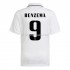 Real Madrid Benzema 9 Hjemmebane Fodboldtrøje 2022-2023 Kortærmet