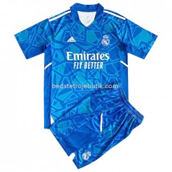 Real Madrid Målmand Børn Hjemmebane Fodboldtrøje 2022-2023 Kortærmet