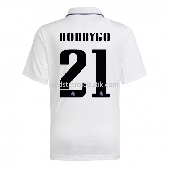 Real Madrid Rodrygo 21 Hjemmebane Fodboldtrøje 2022-2023 Kortærmet