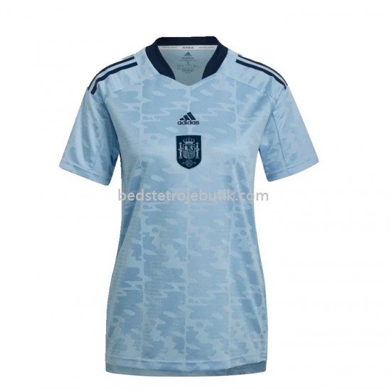 Spanien Dame Udebane Fodboldtrøje 2022 Kortærmet