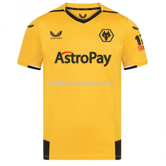 Wolverhampton Wanderers Hjemmebane Fodboldtrøje 2022-2023 Kortærmet