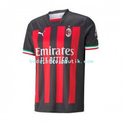 AC Milan Mænd Hjemmebane Fodboldtrøje 2022-2023 Kortærmet