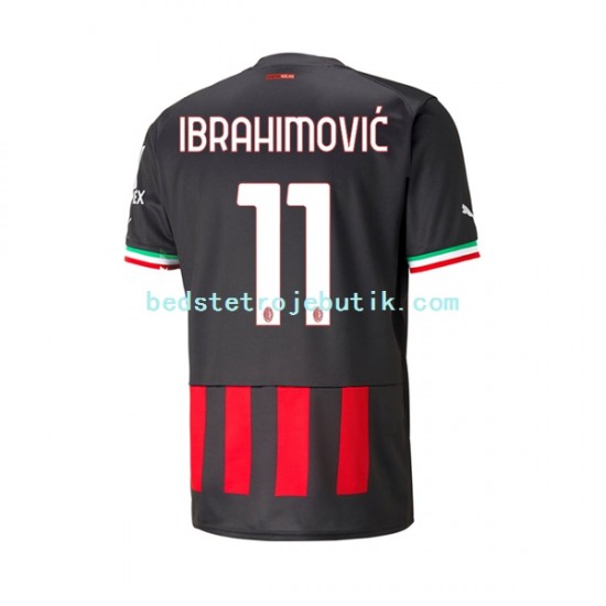 AC Milan Ibrahimović 11 Mænd Hjemmebane Fodboldtrøje 2022-2023 Kortærmet