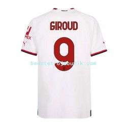 AC Milan Olivier Giroud 9 Mænd Udebane Fodboldtrøje 2022-2023 Kortærmet