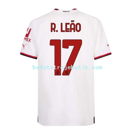 AC Milan Rafael Leao 17 Mænd Udebane Fodboldtrøje 2022-2023 Kortærmet