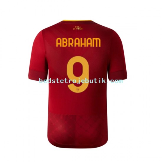 AS Roma Tammy Abraham 9 Mænd Hjemmebane Fodboldtrøje 2022-2023 Kortærmet