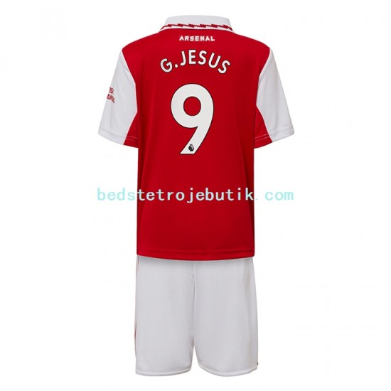 Arsenal Gabriel Jesus 9 Børn Hjemmebane Fodboldtrøje 2022-2023 Kortærmet