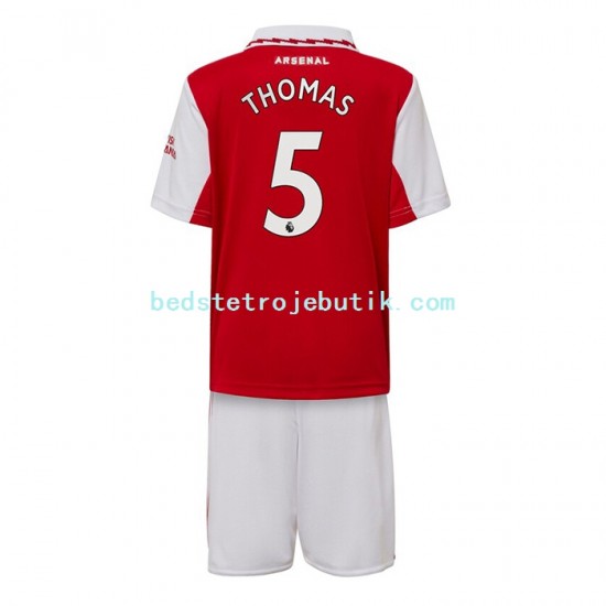 Arsenal Thomas Partey 5 Børn Hjemmebane Fodboldtrøje 2022-2023 Kortærmet