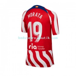 Atlético Madrid Alvaro Morata 19 Mænd Hjemmebane Fodboldtrøje 2022-2023 Kortærmet