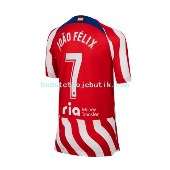 Atlético Madrid Joao Felix 7 Mænd Hjemmebane Fodboldtrøje 2022-2023 Kortærmet