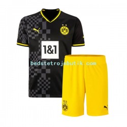 Borussia Dortmund Børn Udebane Fodboldtrøje 2022-2023 Kortærmet