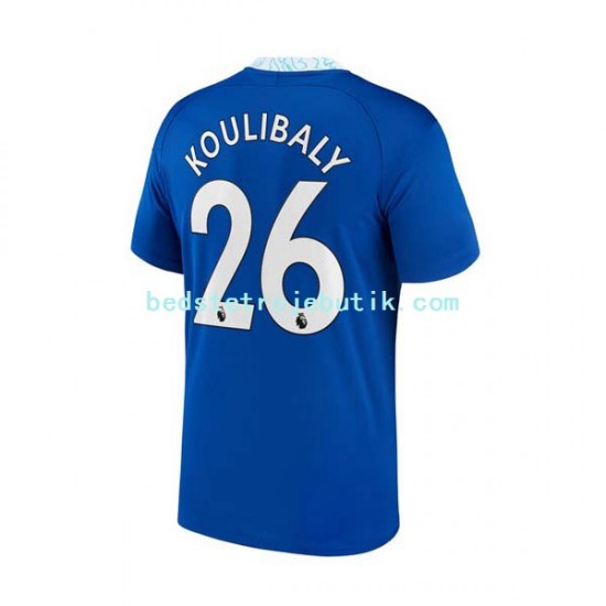 Chelsea Kalidou Koulibaly 26 Mænd Hjemmebane Fodboldtrøje 2022-2023 Kortærmet