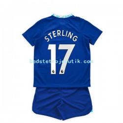Chelsea Raheem Sterling 17 Børn Hjemmebane Fodboldtrøje 2022-2023 Kortærmet