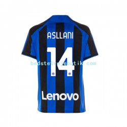 Inter Milan Kristjan Asllani 14 Mænd Hjemmebane Fodboldtrøje 2022-2023 Kortærmet