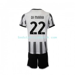 Juventus Di Maria 22 Børn Hjemmebane Fodboldtrøje 2022-2023 Kortærmet
