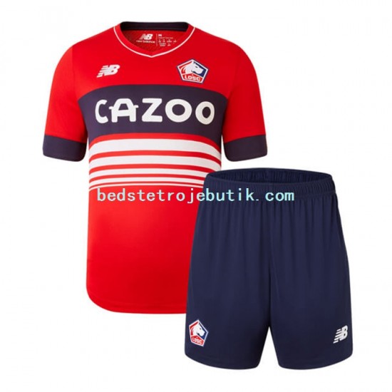 LOSC Lille Børn Hjemmebane Fodboldtrøje 2022-2023 Kortærmet