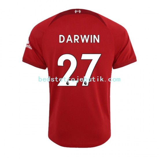 Liverpool Darwin Nunez 27 Mænd Hjemmebane Fodboldtrøje 2022-2023 Kortærmet