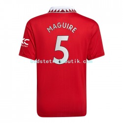 Manchester United Harry Maguire 5 Mænd Hjemmebane Fodboldtrøje 2022-2023 Kortærmet