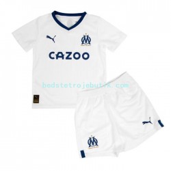 Olympique de Marseille Børn Hjemmebane Fodboldtrøje 2022-2023 Kortærmet