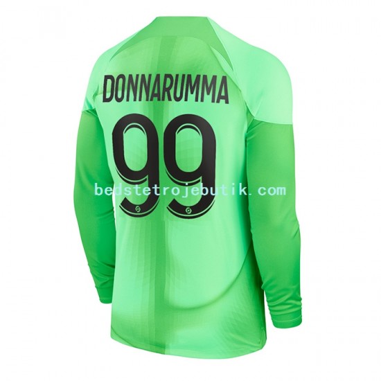 Paris Saint-Germain Gianluigi Donnarumma 99 Målmand Mænd Hjemmebane Fodboldtrøje 2022-2023 Langærmet