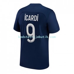 Paris Saint-Germain Icardi 9 Mænd Hjemmebane Fodboldtrøje 2022-2023 Kortærmet