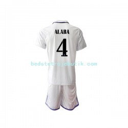 Real Madrid David Alaba 4 Børn Hjemmebane Fodboldtrøje 2022-2023 Kortærmet