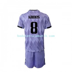 Real Madrid Toni Kroos 8 Børn Udebane Fodboldtrøje 2022-2023 Kortærmet