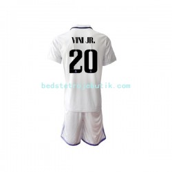 Real Madrid Vinicius Junior 20 Børn Hjemmebane Fodboldtrøje 2022-2023 Kortærmet