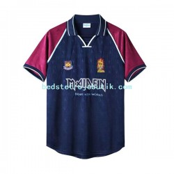 West Ham United Iron Maiden Retro Mænd Hjemmebane Fodboldtrøje 1999 Kortærmet