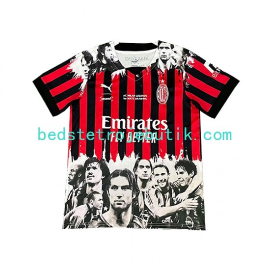 AC Milan Commemorative Edition Mænd Hjemmebane Fodboldtrøje 2022-2023 Kortærmet
