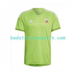 Argentina Målmand Mænd Udebane Fodboldtrøje World Cup 2022 Kortærmet