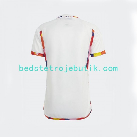 Belgien Mænd Udebane Fodboldtrøje World Cup 2022 Kortærmet