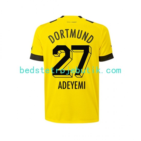 Borussia Dortmund Karim Adeyemi 27 Mænd Hjemmebane Fodboldtrøje 2022-2023 Kortærmet