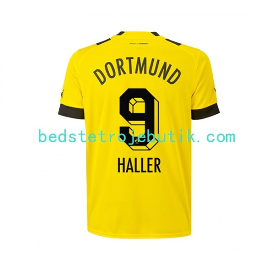 Borussia Dortmund Sebastien Haller 9 Mænd Hjemmebane Fodboldtrøje 2022-2023 Kortærmet