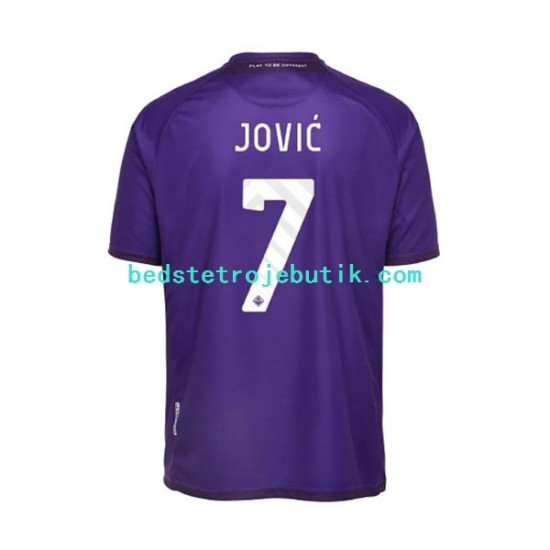 Fiorentina Jovic 7 Mænd Hjemmebane Fodboldtrøje 2022-2023 Kortærmet