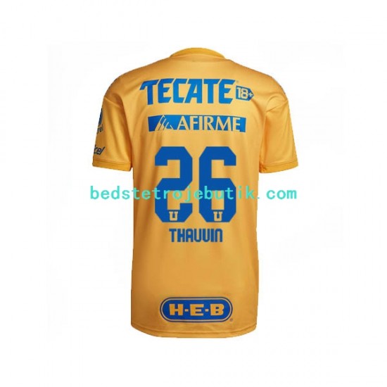 Tigres UANL Florian Thauvin 26 Mænd Hjemmebane Fodboldtrøje 2022-2023 Kortærmet