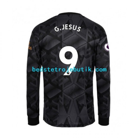 Arsenal Gabriel Jesus 9 Mænd Udebane Fodboldtrøje 2022-2023 Langærmet