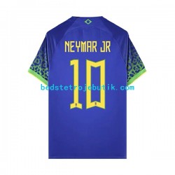 Brasilien Neymar JR 10 Mænd Udebane Fodboldtrøje World Cup 2022 Kortærmet