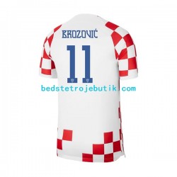 Kroatien Brozovic 11 Mænd Hjemmebane Fodboldtrøje World Cup 2022 Kortærmet
