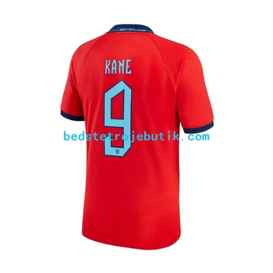 England Kane 9 Mænd Udebane Fodboldtrøje World Cup 2022 Kortærmet