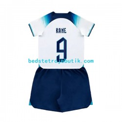 England Kane 9 Børn Hjemmebane Fodboldtrøje World Cup 2022 Kortærmet