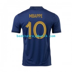 Frankrig Mbappé 10 Mænd Hjemmebane Fodboldtrøje World Cup 2022 Kortærmet