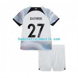Liverpool Darwin Nunez 27 Børn Udebane Fodboldtrøje 2022-2023 Kortærmet