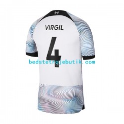 Liverpool Virgil 4 Mænd Udebane Fodboldtrøje 2022-2023 Kortærmet