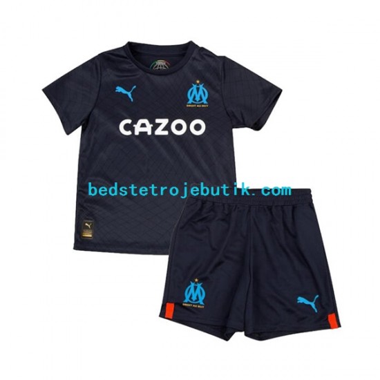 Olympique de Marseille Børn Udebane Fodboldtrøje 2022-2023 Kortærmet